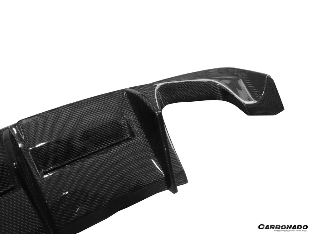 Difusor y labio trasero de fibra de carbono estilo BMW 1M RZ 2008-2013