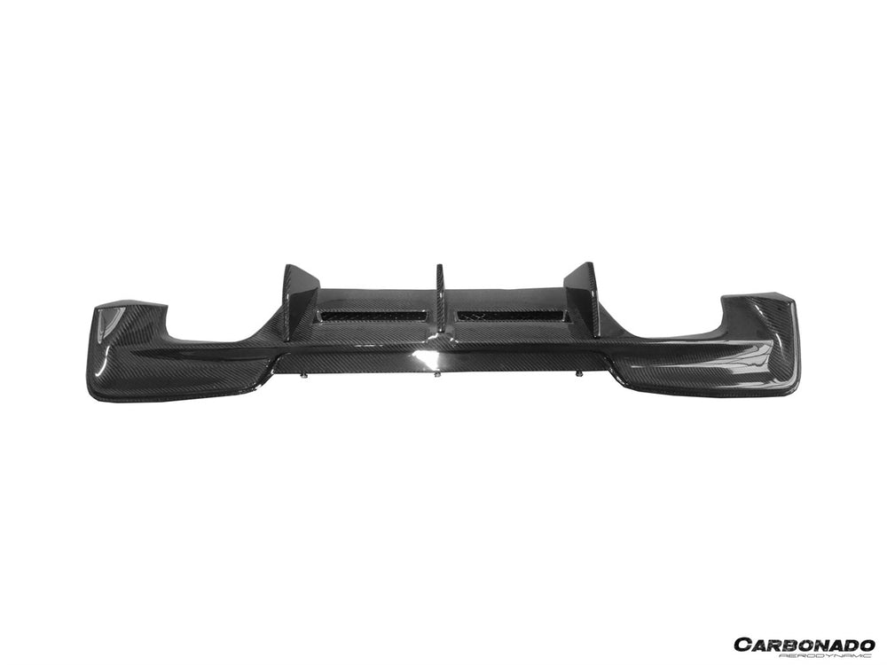 Difusor y labio trasero de fibra de carbono estilo BMW 1M RZ 2008-2013