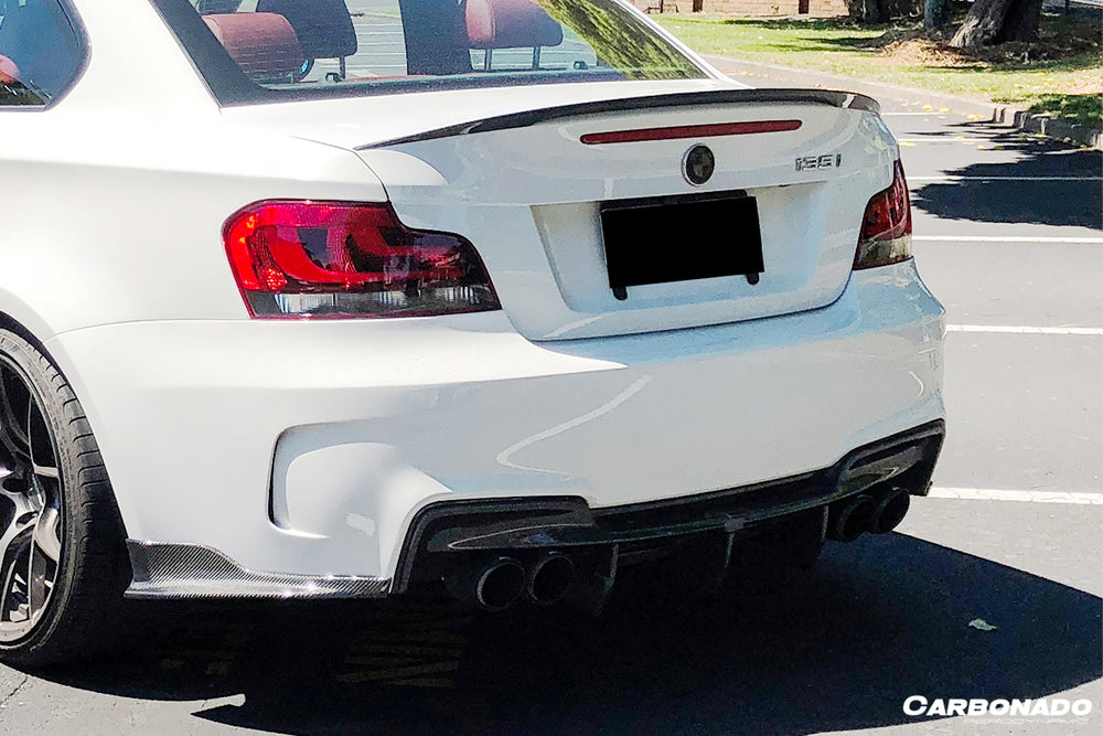 2008-2013 BMW 1M RZ Style Carbon Fiber Rear Lip & Diffuser Undertray