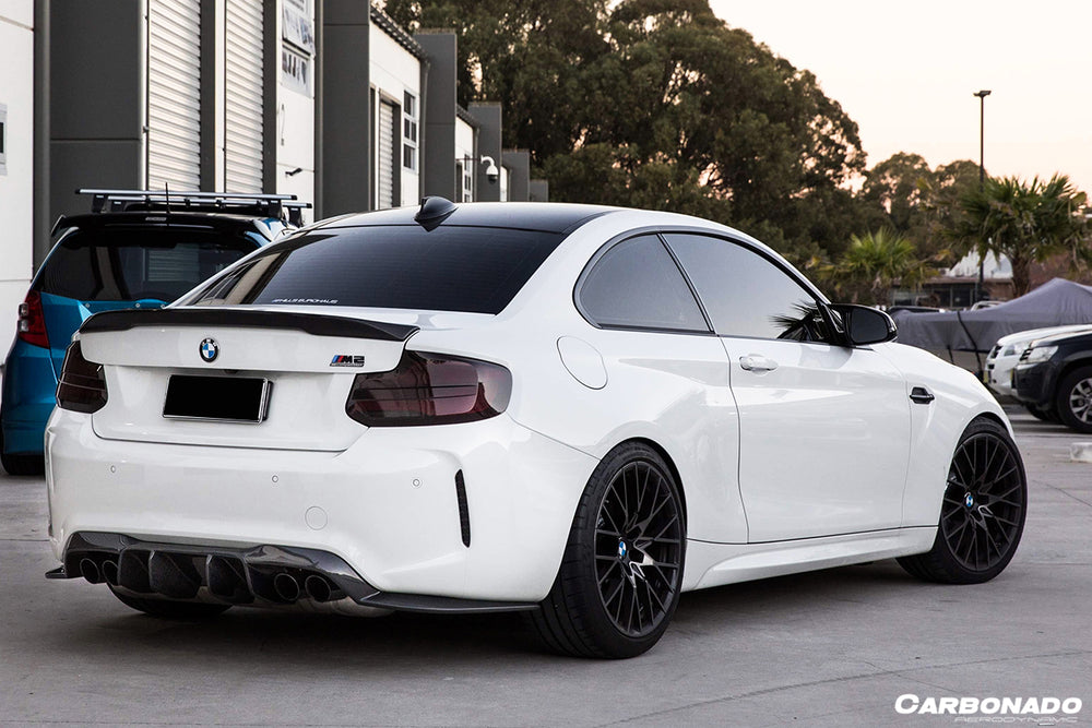 Faldón trasero de fibra de carbono estilo VRS para BMW M2 F87 2016-2020