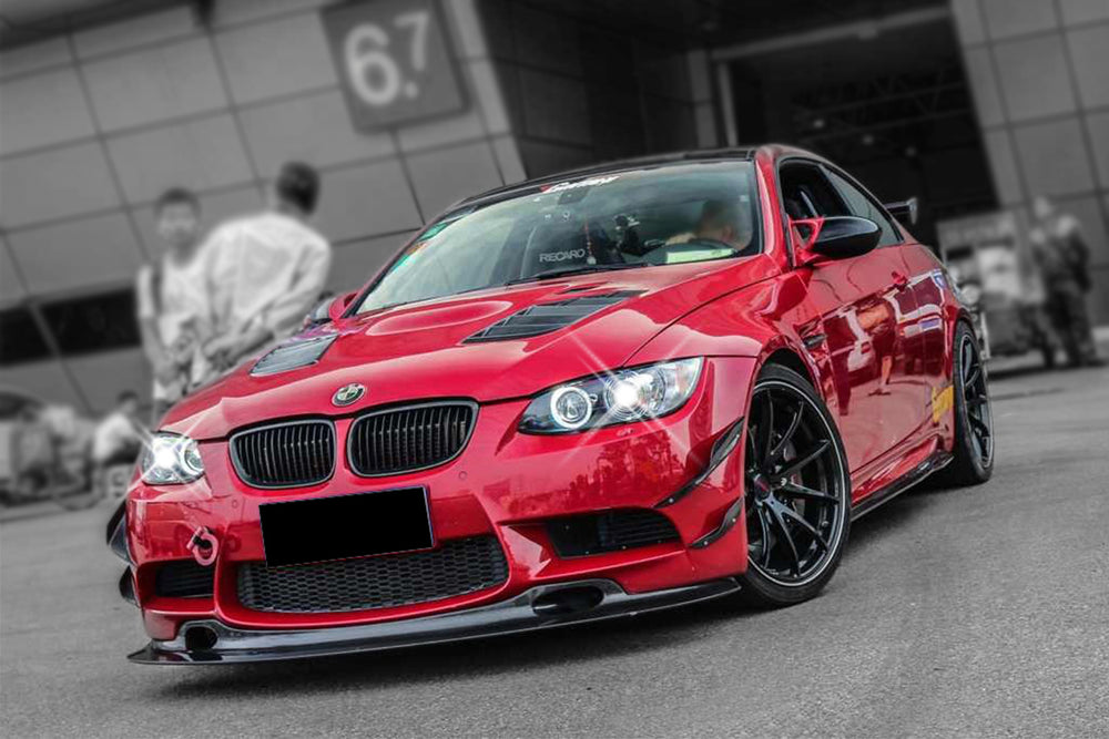 2008-2012 BMW M3 E90 E92 E93 KA Style Carbon Fiber Canards