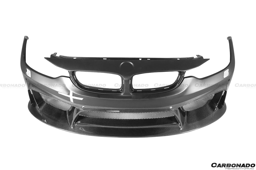 2014-2020 BMW M3 F80 & M4 F82 D3 Style Front Bumper