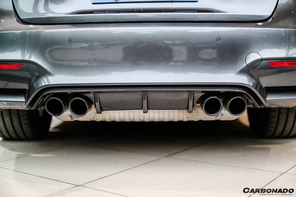 2014-2020 BMW M3 F80 & M4 F82 MP Style Carbon Fiber Rear Diffuser