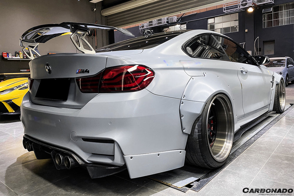 2014-2020 BMW M3 F80 M4 F82 VRS Style Carbon Fiber Trunk Spoiler