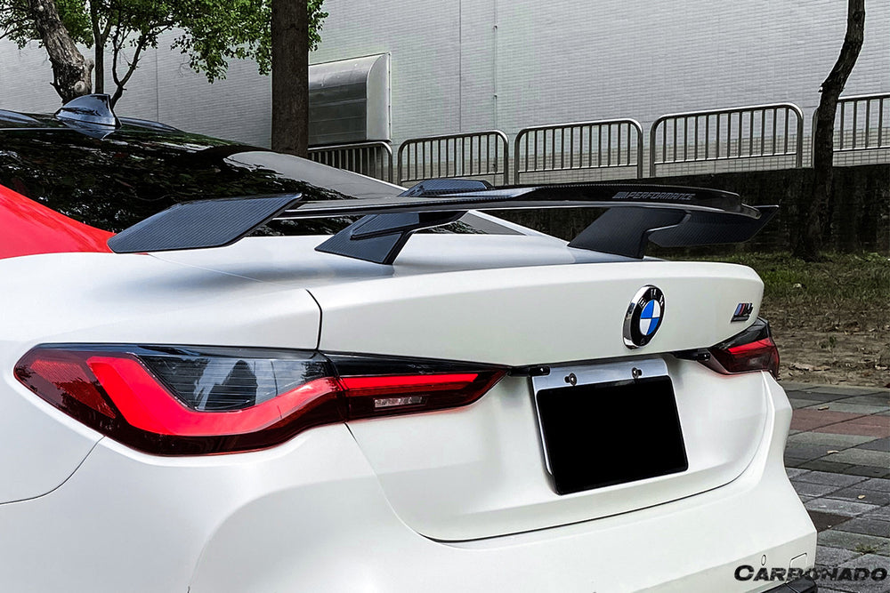 2021-UP BMW M3 G80 M4 G82 G83 3 SERISE G20 4 SERISE G22 MP Style Carbon Fiber Trunk Spoiler Wing