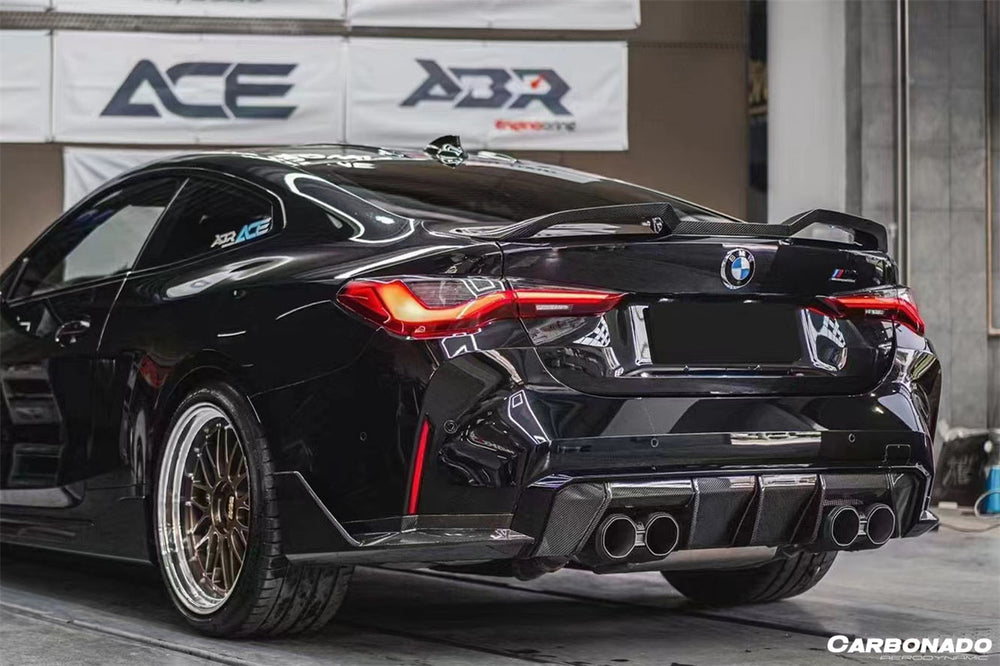 2021-UP BMW M4 G82 4 Series G22 VRS Style Carbon Fiber Trunk Spoiler Wing