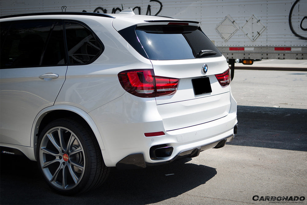 Divisor de tapa trasera de fibra de carbono estilo MP para BMW X5 F15 2014-2018 (MT SOLAMENTE)