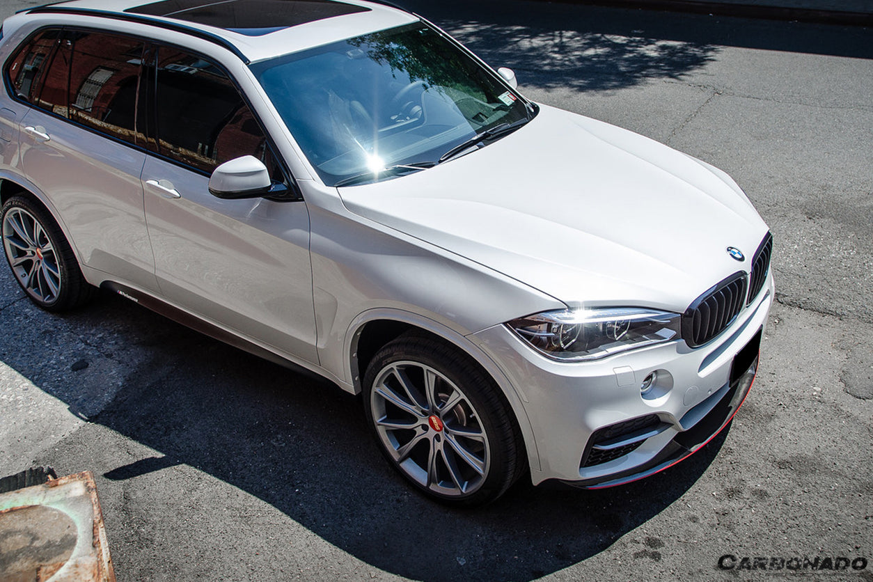 2014-2018 BMW X5 F15 MP Style Carbon Fiber Front Lip (MT ONLY) - DarwinPRO Aerodynamics