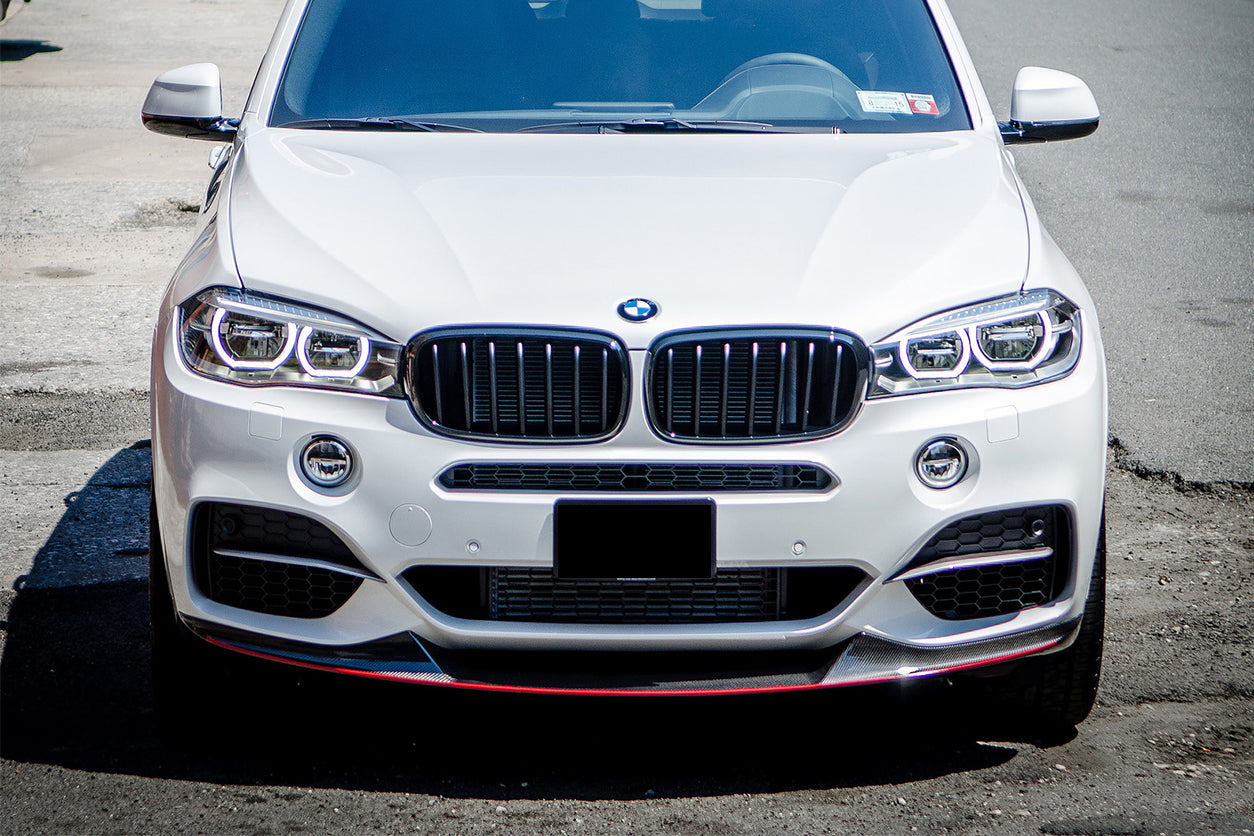 2014-2018 BMW X5 F15 MP Style Carbon Fiber Front Lip (MT ONLY) - DarwinPRO Aerodynamics