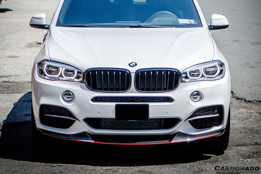 2014-2018 BMW X5 F15 MP Style Carbon Fiber Front Lip (MT ONLY) - DarwinPRO Aerodynamics
