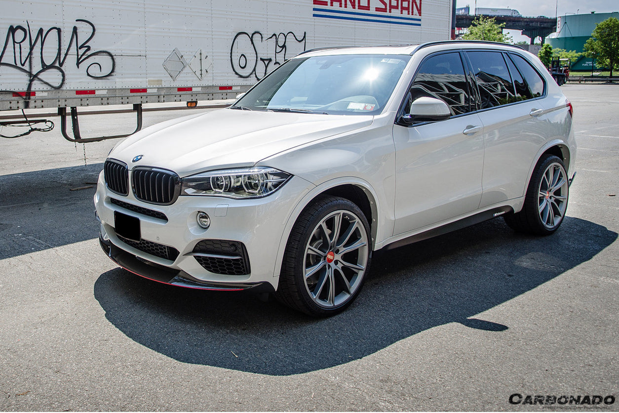 2014-2018 BMW X5 F15 MP Style Carbon Fiber Front Lip (MT ONLY) - DarwinPRO Aerodynamics