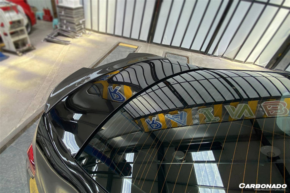 Alerón de maletero de fibra de carbono seco estilo MTN para BMW M3 G80 y G81 2021-2024