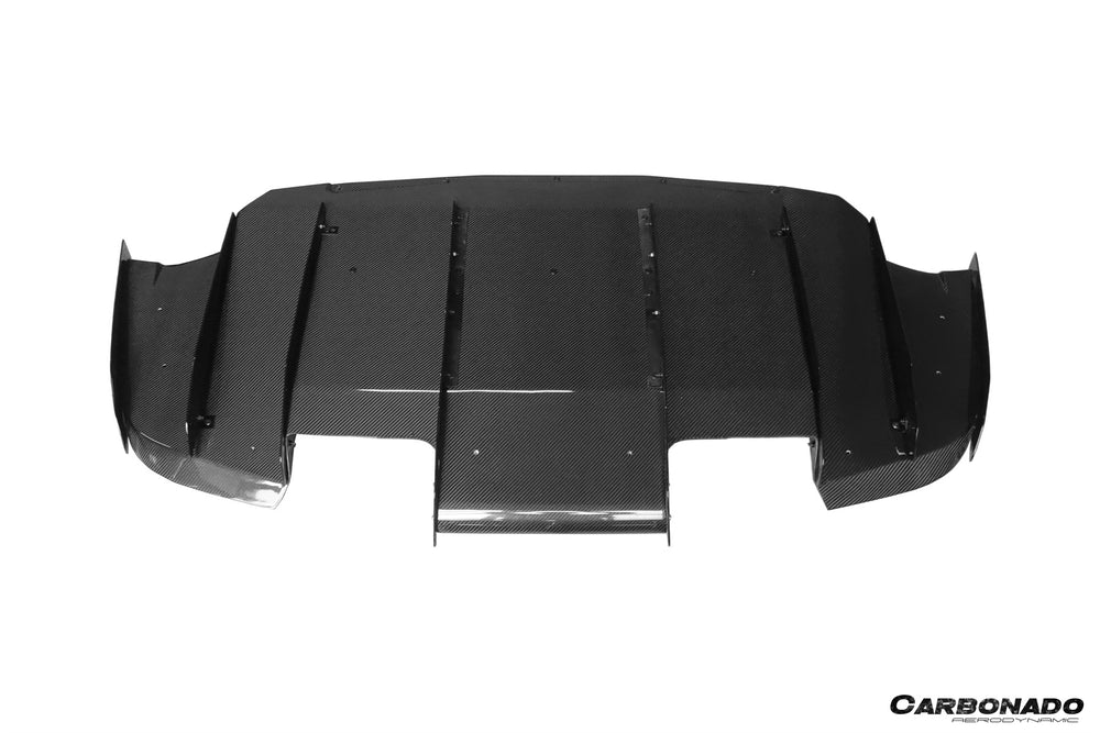 Difusor trasero y borde de fibra de carbono estilo VA para BMW M3 F80 y M4 F82 2014-2020