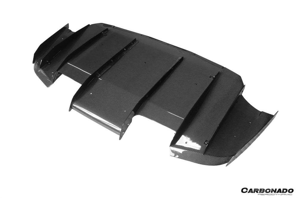 Difusor trasero y borde de fibra de carbono estilo VA para BMW M3 F80 y M4 F82 2014-2020