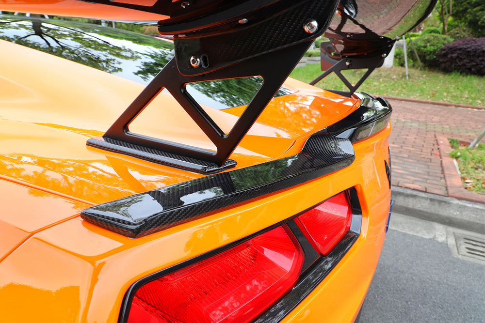 Alerón de maletero de fibra de carbono estilo AR para Corvette C7 Z51 Z06 Grandsport 2013-2019