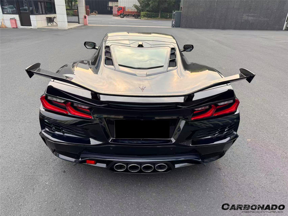 2020-2026 Corvette C8 Stingray Z06 Style Rear Bumper with Exhaust System