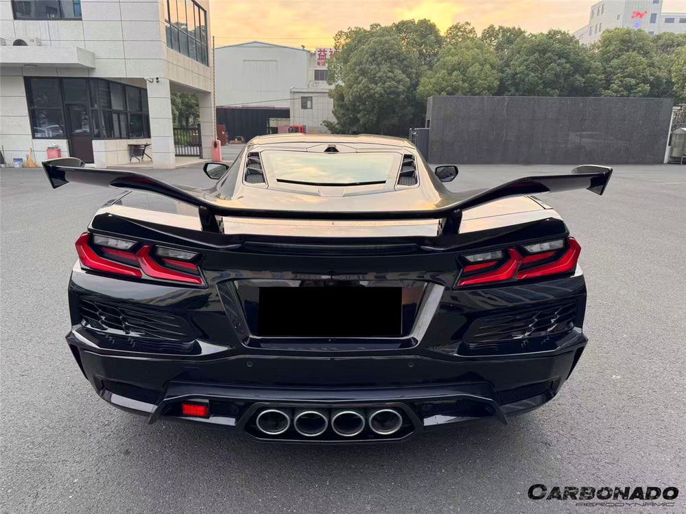 2020-2026 Corvette C8 Stingray and E-RAY And Z06 Autoclave Carbon Fiber Trunk Spoiler Wing