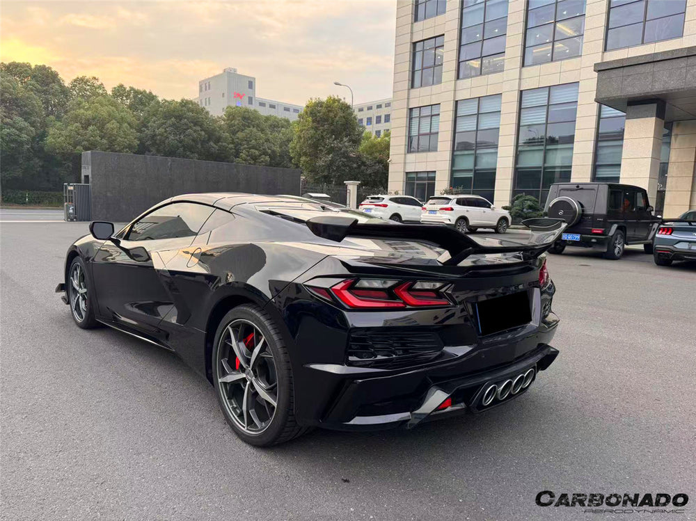 2020-2026 Corvette C8 Stingray and E-RAY And Z06 Autoclave Carbon Fiber Trunk Spoiler Wing