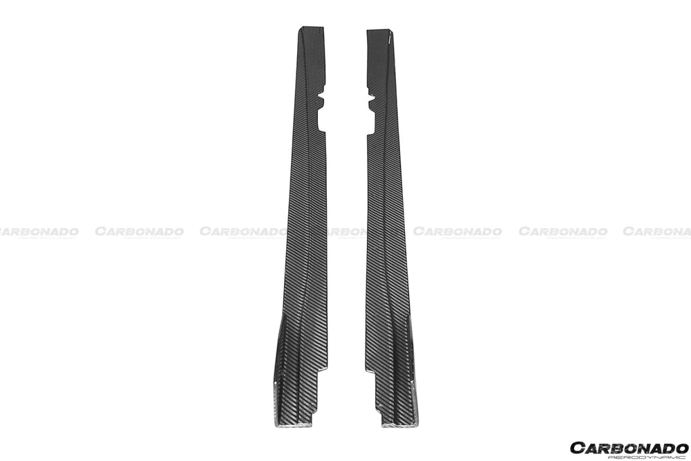 Faldones laterales de fibra de carbono estilo DC para Ferrari F12 Berlinetta 2012-2017