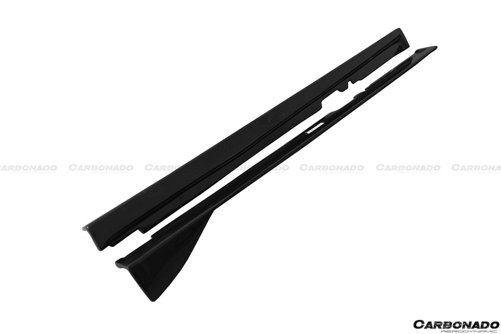 Faldones laterales de fibra de carbono estilo DC para Ferrari F12 Berlinetta 2012-2017