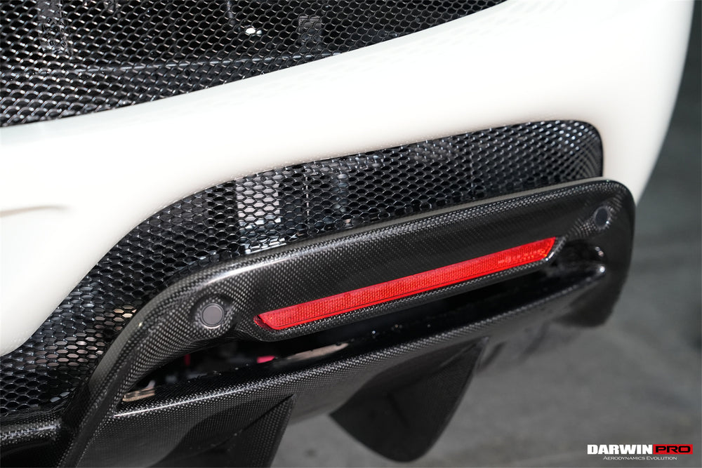 2022-UP Ferrari 296 GTB (Type F171) OE Style Carbon Fiber Rear Diffuser