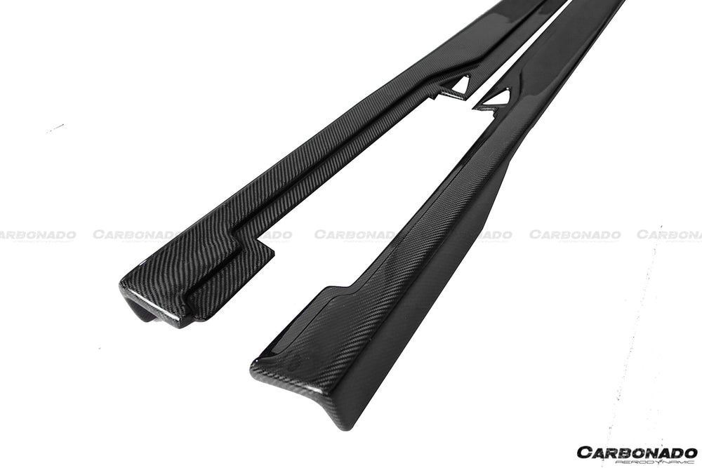 Kit de carrocería de labios completos de fibra de carbono estilo AV ...
