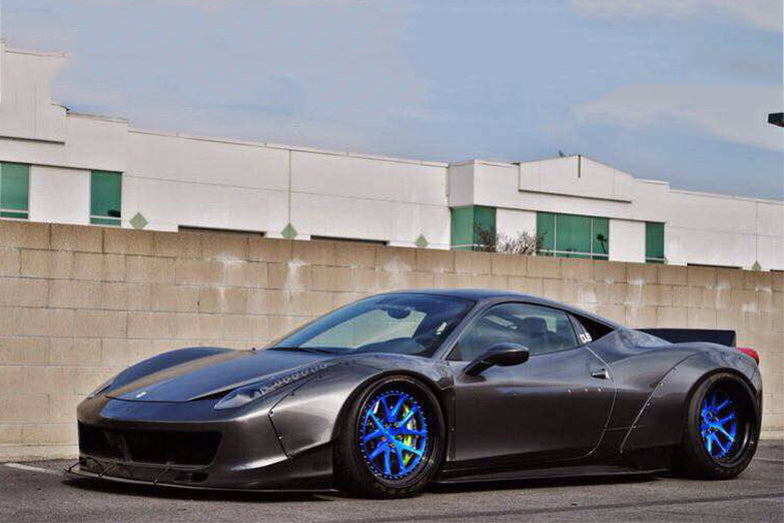 Kit de carrocería completa Aero de estilo DE para Ferrari 458 Coupe/Spyder 2010-2015