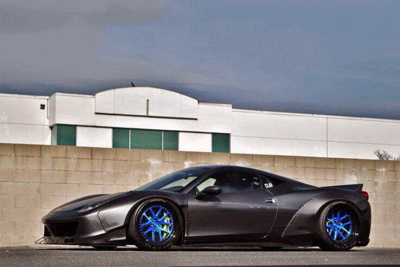 Kit de carrocería completa Aero de estilo DE para Ferrari 458 Coupe/Spyder 2010-2015