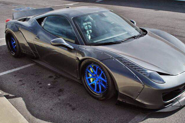 Kit de carrocería completa Aero de estilo DE para Ferrari 458 Coupe/Spyder 2010-2015