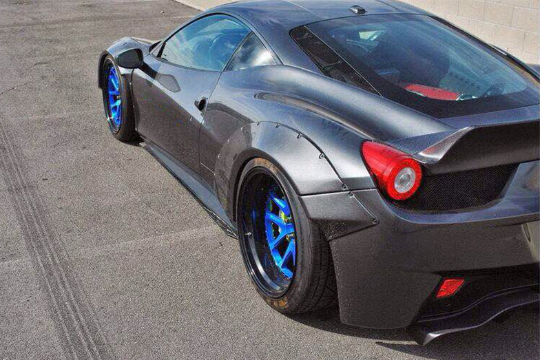 Kit de carrocería completa Aero de estilo DE para Ferrari 458 Coupe/Spyder 2010-2015