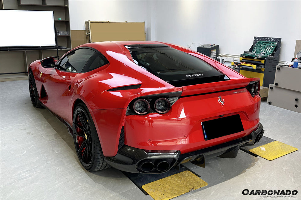 2017-2026 Ferrari 812 Superfast GTS OEM Style Dry Carbon Fiber Rear Lip