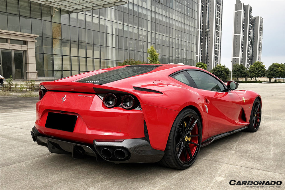 2017-2026 Ferrari 812 Superfast GTS OEM Style Dry Carbon Fiber Rear Lip