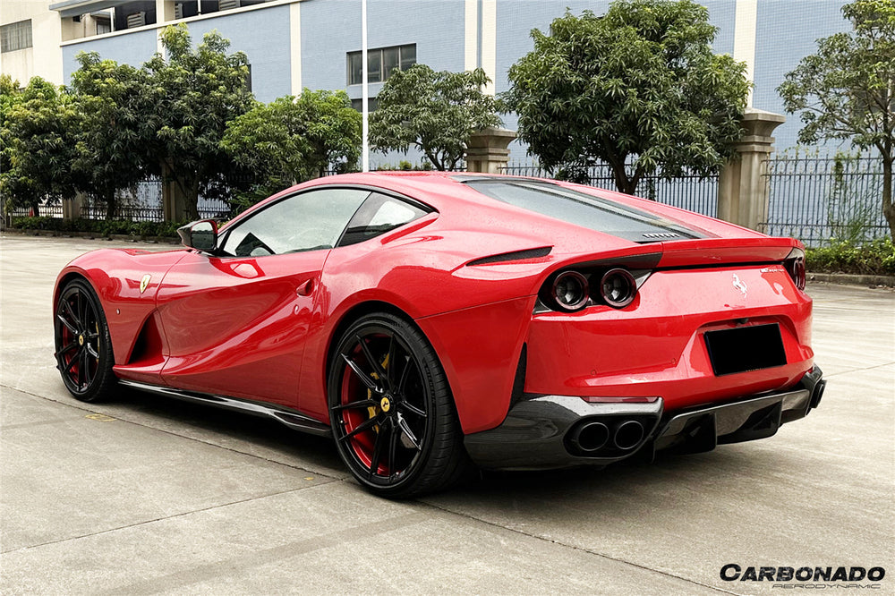 2017-2026 Ferrari 812 Superfast GTS OEM Style Dry Carbon Fiber Rear Lip