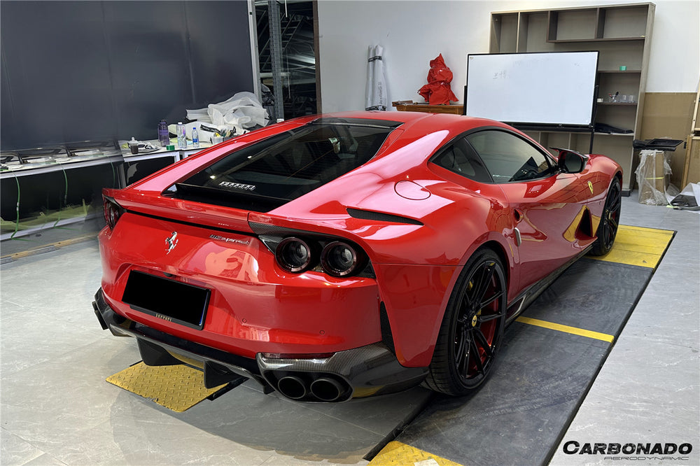 2017-2026 Ferrari 812 Superfast GTS OEM Style Dry Carbon Fiber Rear Lip
