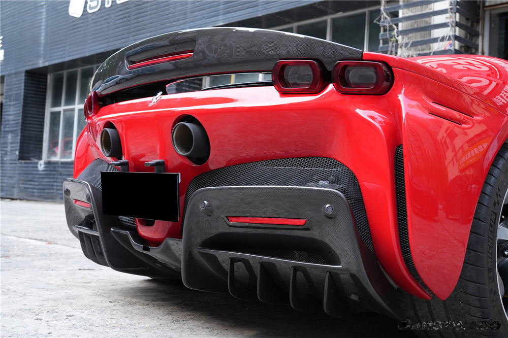 2020-UP Ferrari SSF90 Stradale OE Style Autoclave Carbon Fiber Rear ...