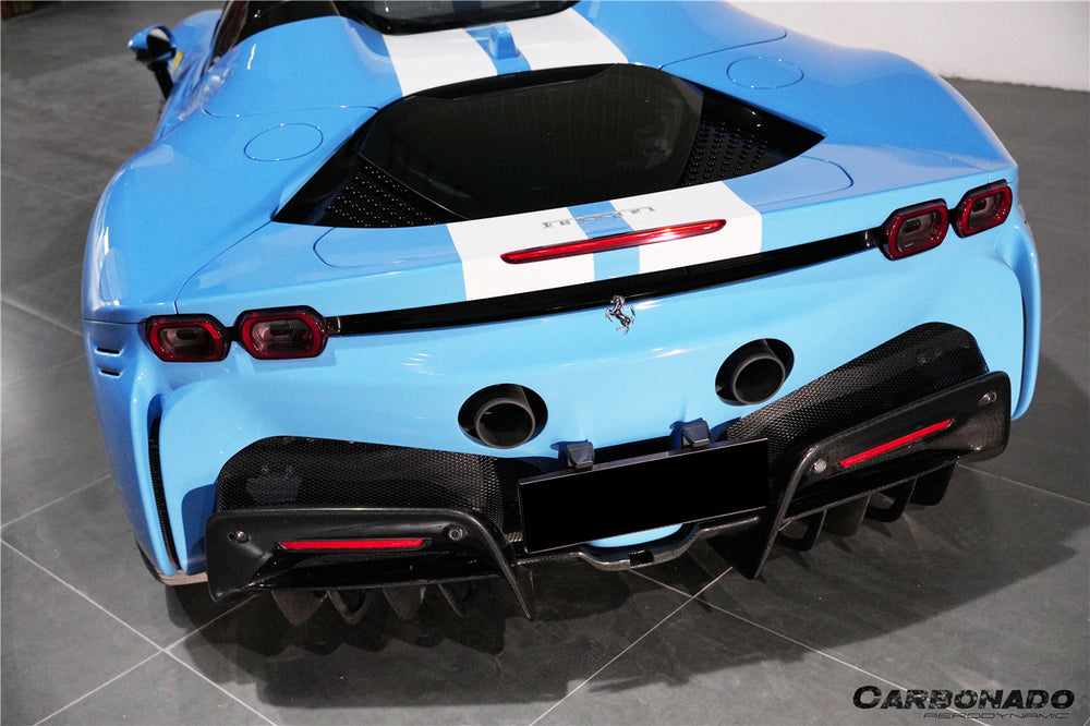 2020-UP Ferrari SSF90 Stradale OE Style Autoclave Carbon Fiber Rear ...