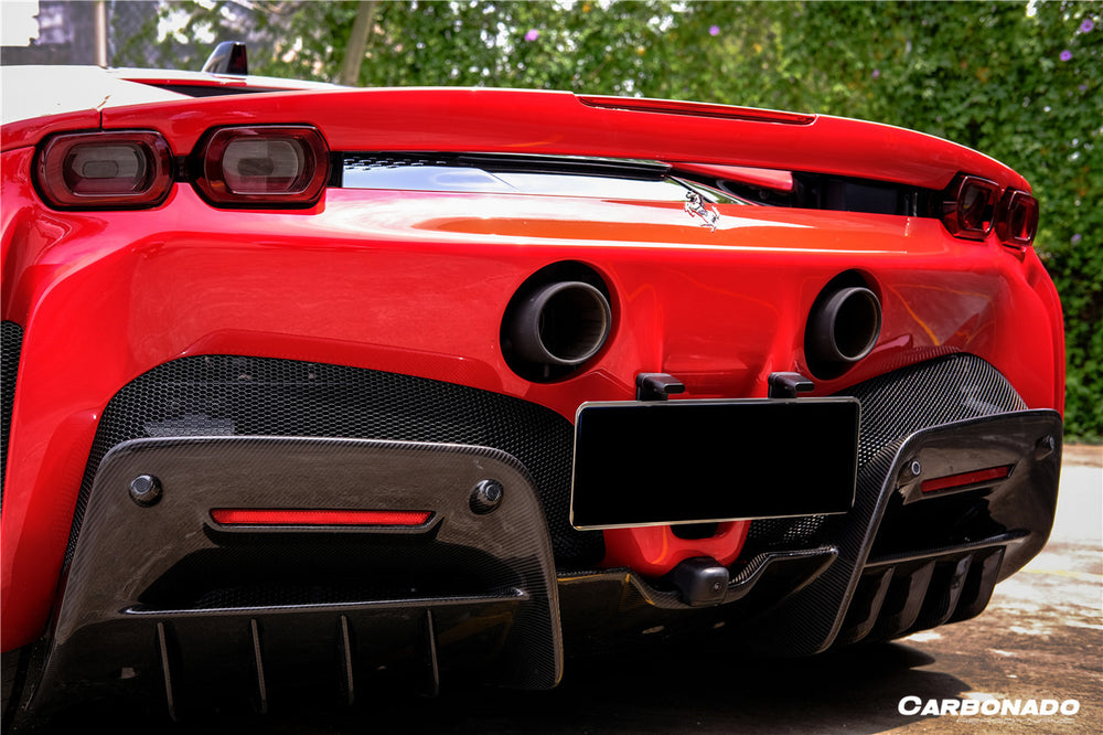 2020-UP Ferrari SSF90 Stradale OE Style Autoclave Carbon Fiber Rear ...