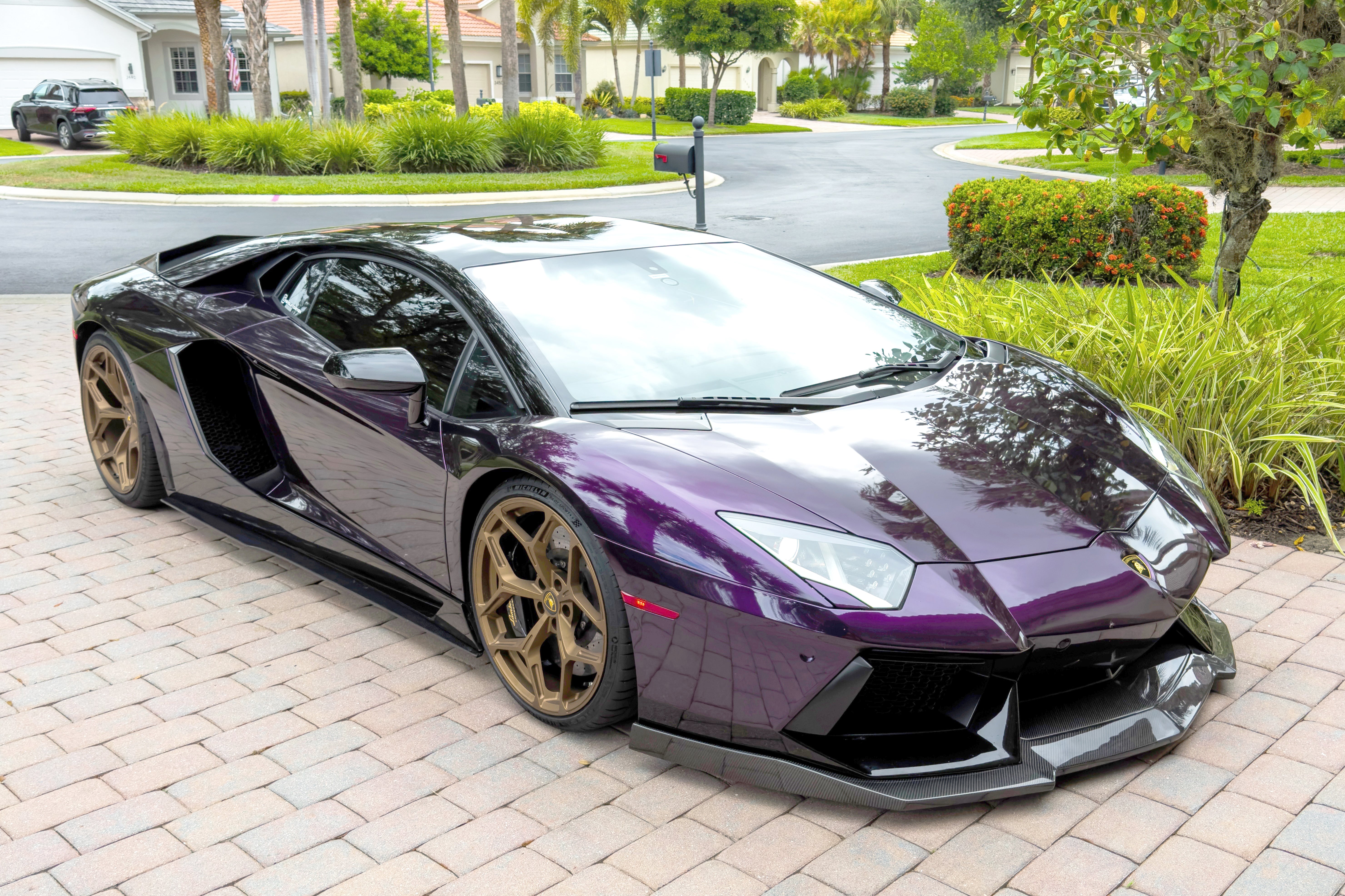 2011-2016 Lamborghini Aventador LP700 Carbon Fiber Front Lip