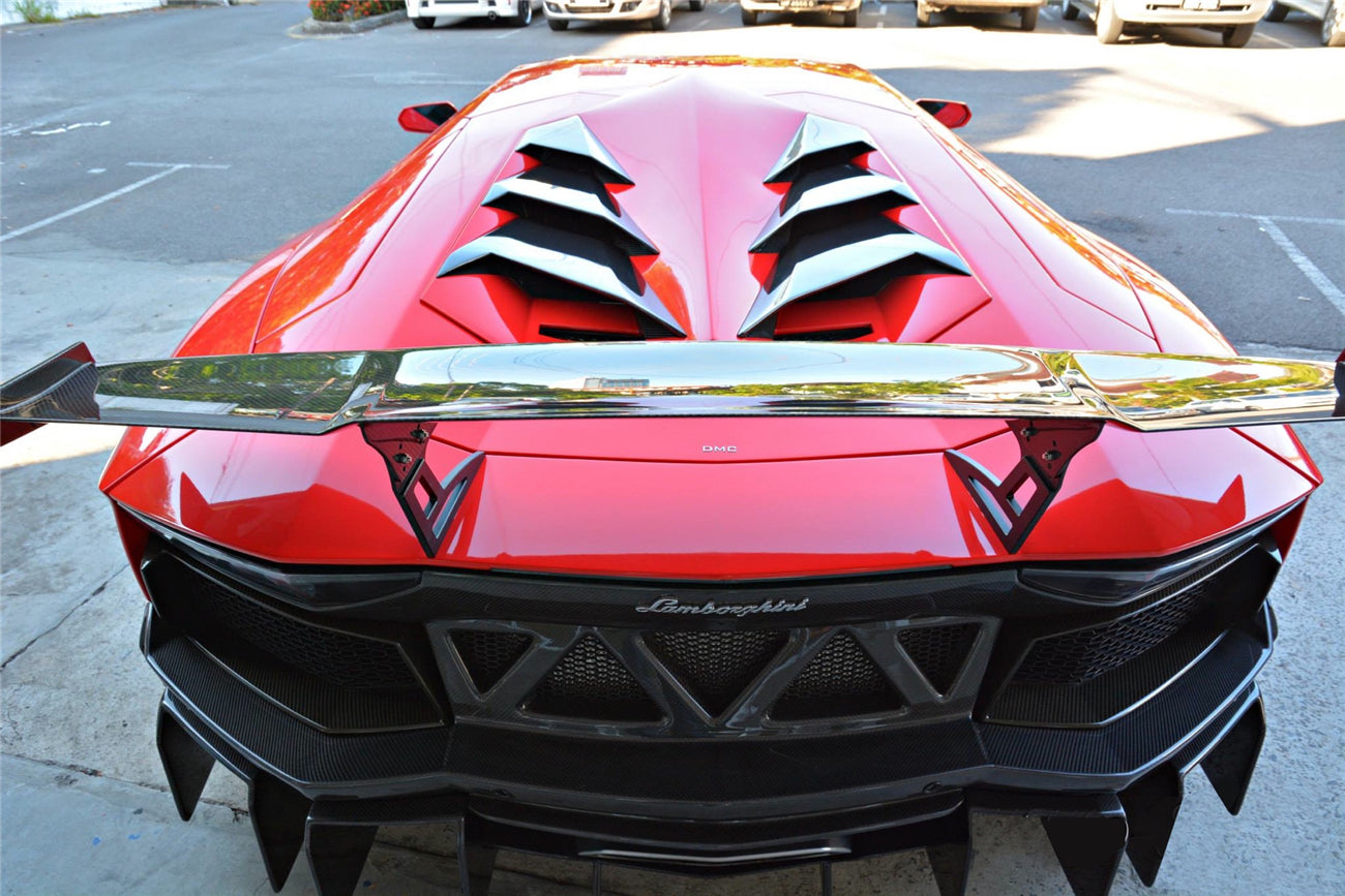 Maletero con motor de fibra de carbono estilo DC del Lamborghini Aventador LP700 LP740 Coupe 2011-2016