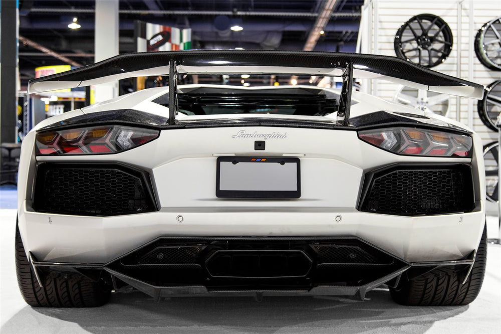 Difusor trasero de fibra de carbono estilo DC para Lamborghini Aventador LP700 LP740 Coupe/Roadster 2011-2016