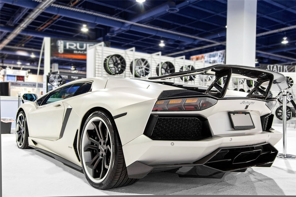 Difusor trasero de fibra de carbono estilo DC para Lamborghini Aventador LP700 LP740 Coupe/Roadster 2011-2016