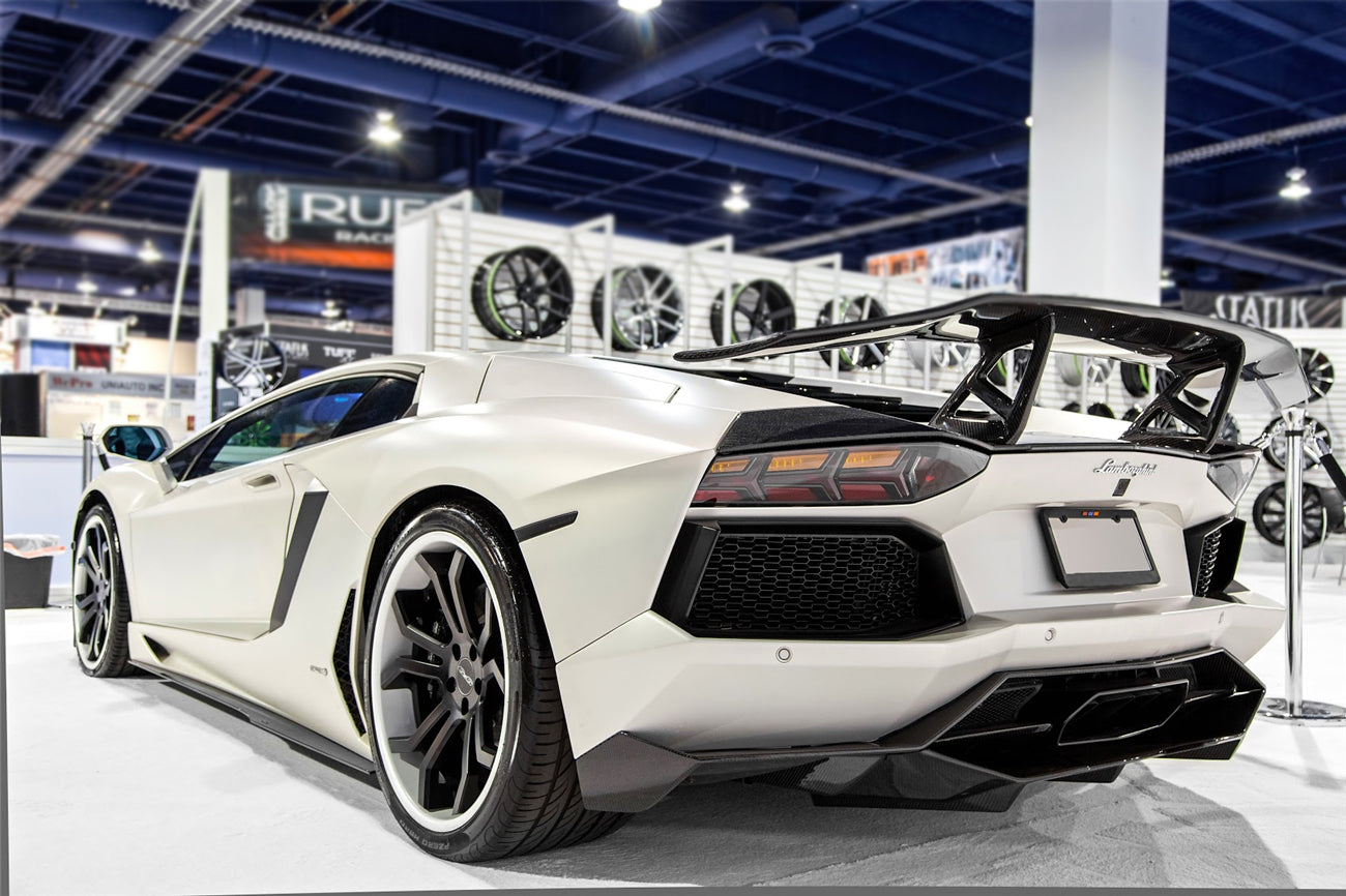 Difusor trasero de fibra de carbono estilo DC para Lamborghini Aventador LP700 LP740 Coupe/Roadster 2011-2016
