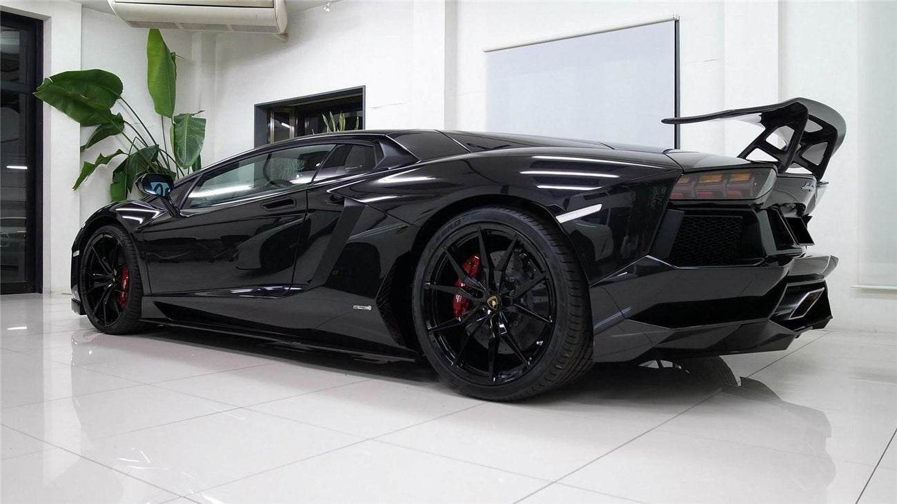 Difusor trasero de fibra de carbono estilo DC para Lamborghini Aventador LP700 LP740 Coupe/Roadster 2011-2016