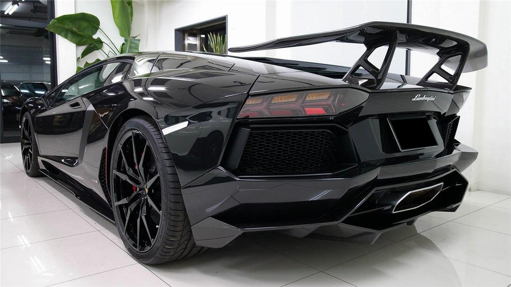 Difusor trasero de fibra de carbono estilo DC para Lamborghini Aventador LP700 LP740 Coupe/Roadster 2011-2016