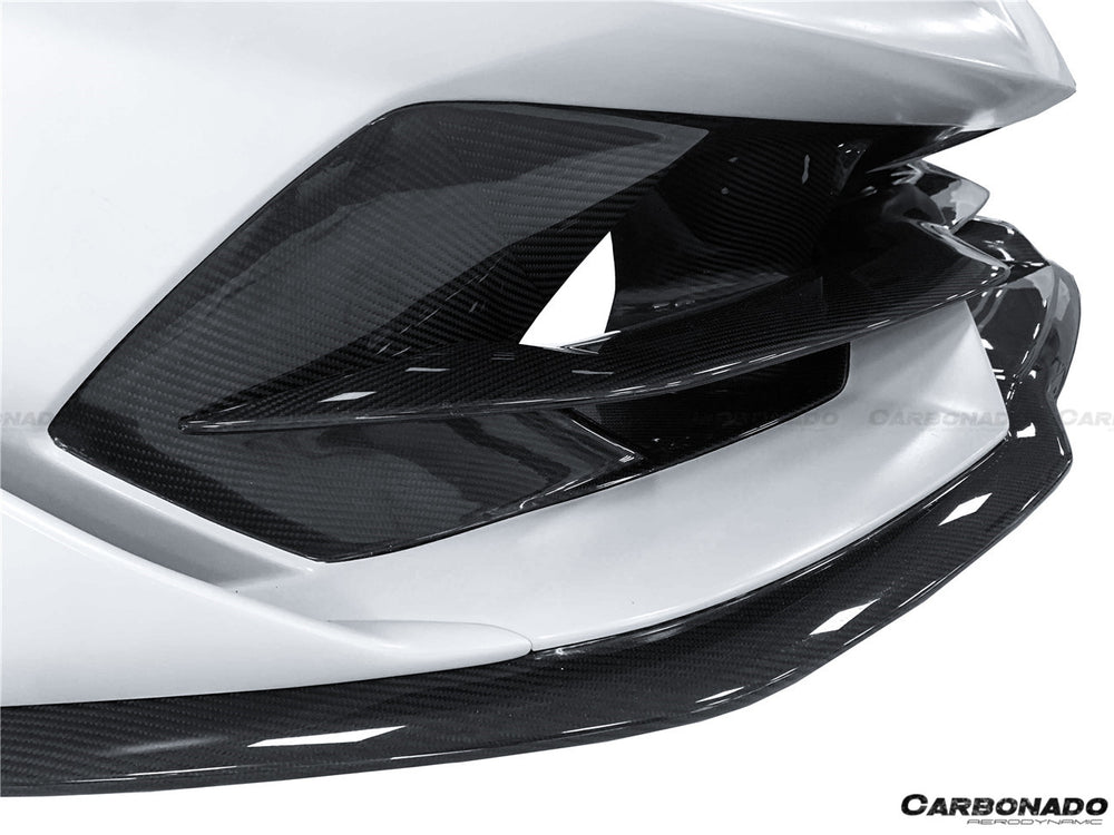 Parachoques delantero de fibra de carbono seco estilo SVJ para Lamborghini Aventador LP700 LP740 LP750 SVJ Coupe y Roadster 2011-2021