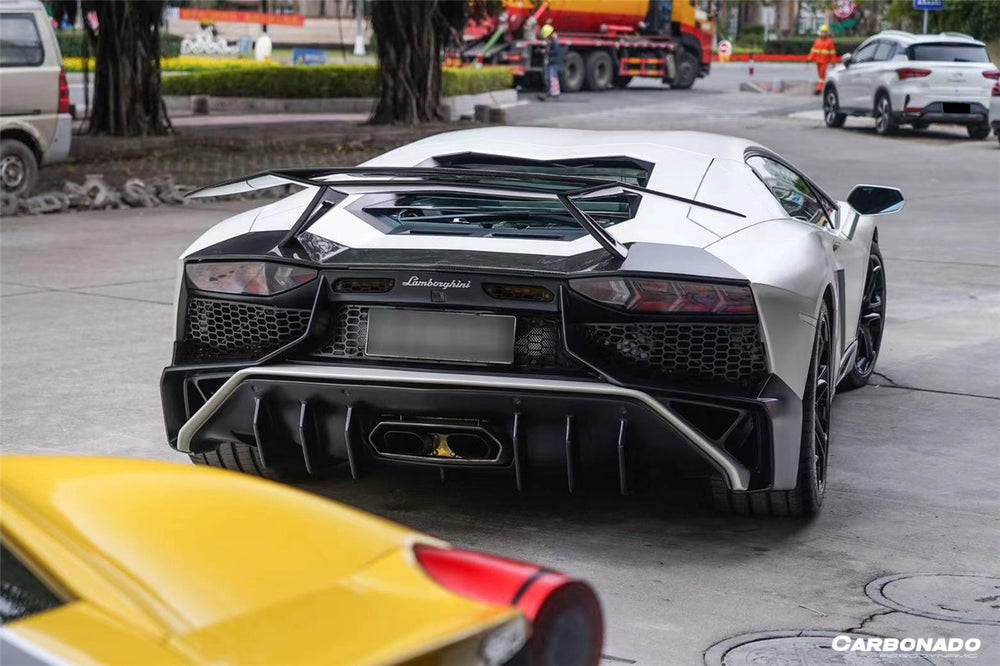 2011-2022 Lamborghini Aventador LP700 LP750 LP740 LP720 LP780 Coupe & Roadster VTC Style Trunk Spoiler