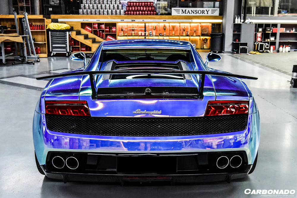 2004-2014 Lamborghini Gallardo DC Style Carbon Fiber Trunk Spoiler Wing