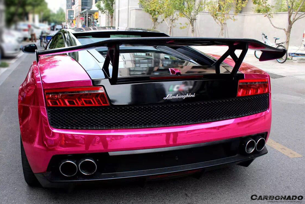 2004-2014 Lamborghini Gallardo DC-II Style Carbon Fiber Trunk Spoiler Wing