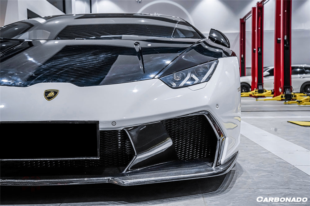 2015-2025 Lamborghini Huracan LP610 & LP580 & EVO & Tecnica VRS Style Front Bumper
