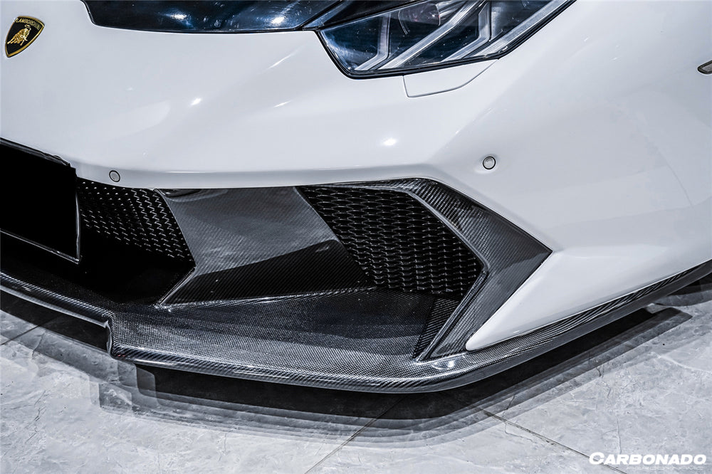 2015-2025 Lamborghini Huracan LP610 & LP580 & EVO & Tecnica VRS Style Front Bumper